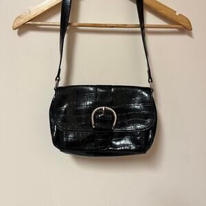Black vintage shoulder bag